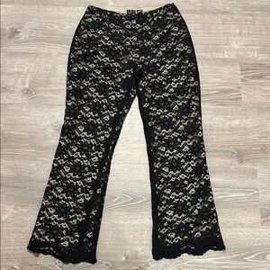 INC Black Lace Pants